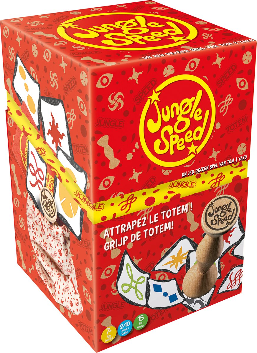 Asmodee zygomatic - jungle speed - kaartspel fr nl