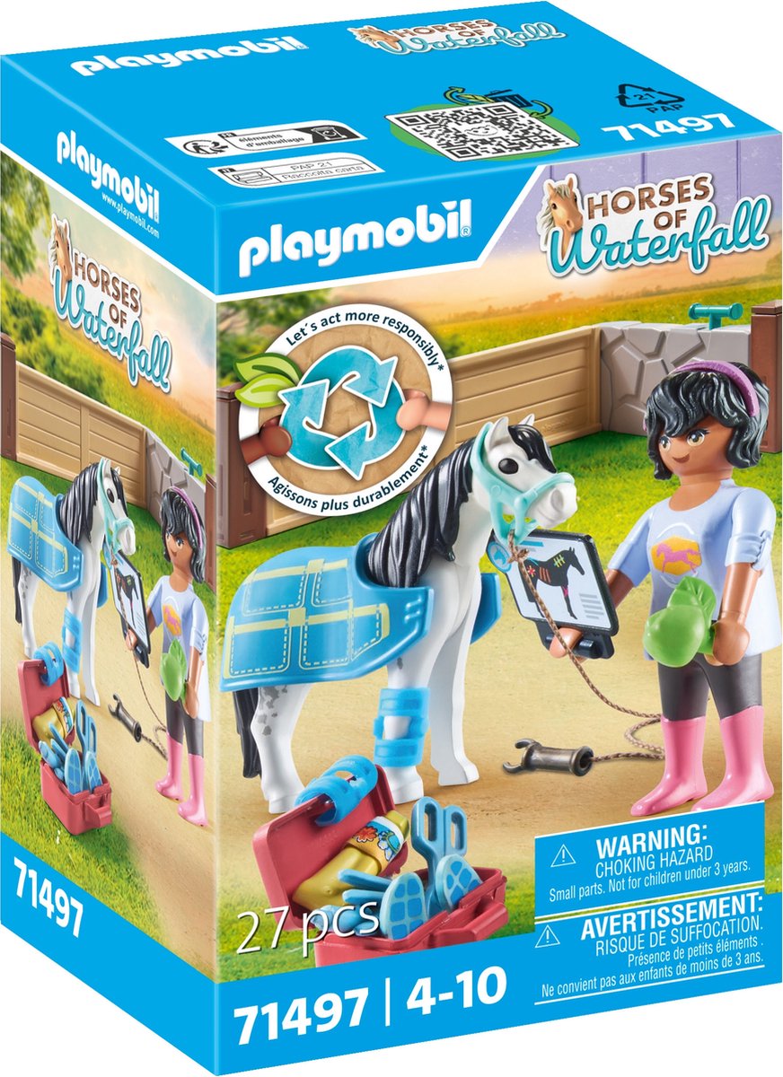 Playmobil 71497 paarden van waterval paardentherapeut
