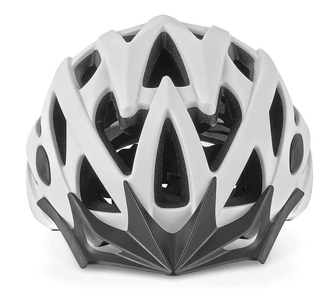 casque de vélo Twig unisexe 58 61 cm carbone blanc à verrouillage facile
