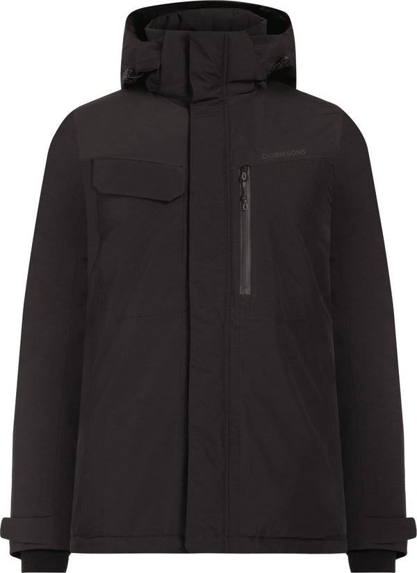 Didriksons stefan usx jkt heren outdoorjas - black
