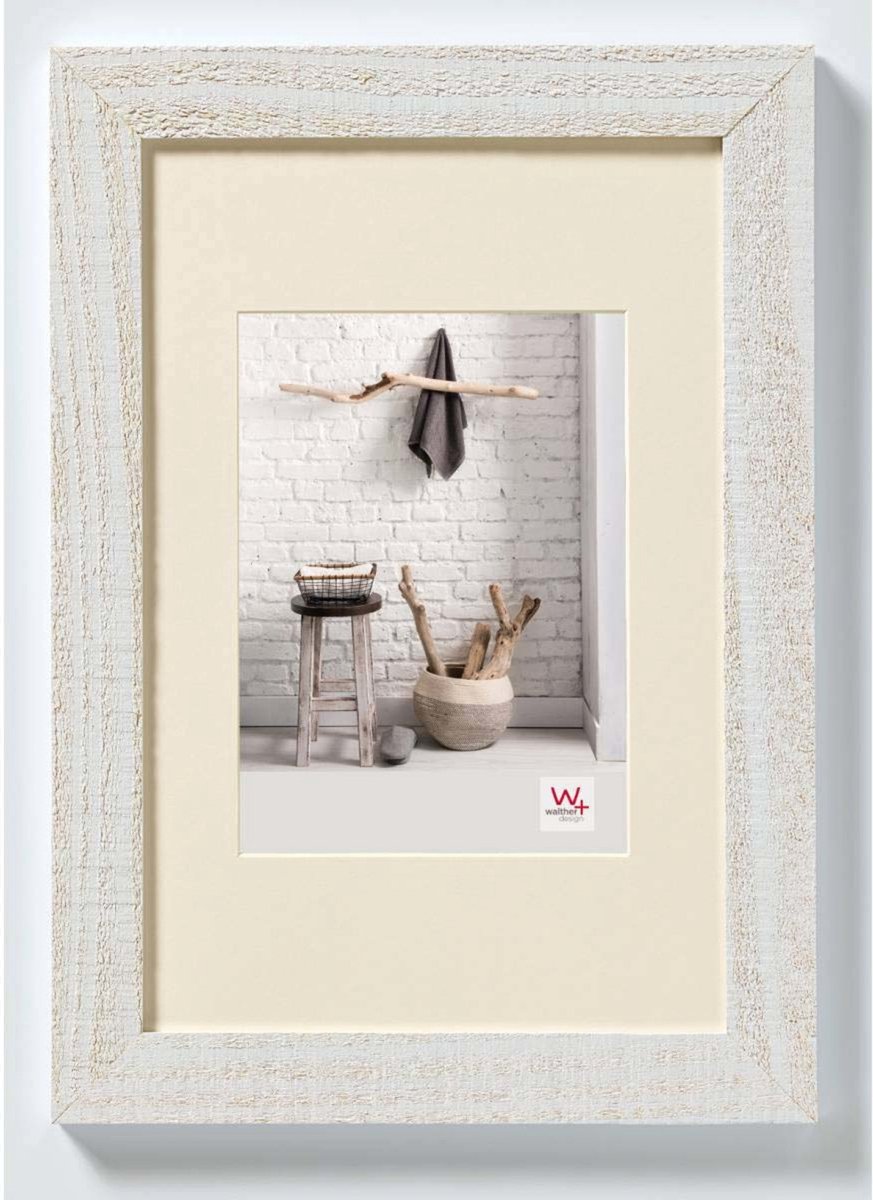 Walther home - houten lijst - fotoformaat 30x40 cm - polair wit