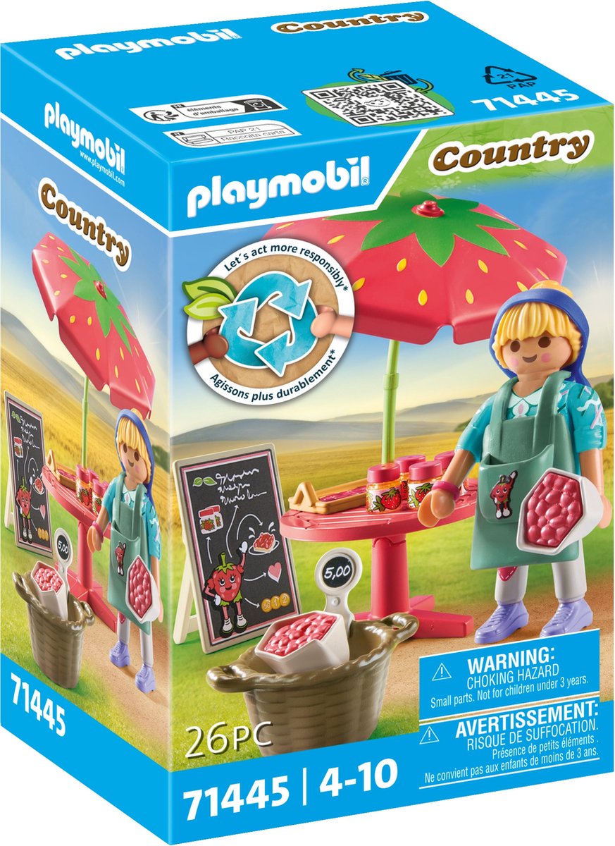 Playmobil country huisgemaakte jam verkoopstand - 71445