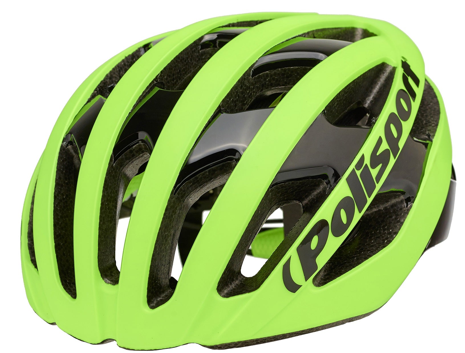 Casque de vélo Polisport Light Pro M 54-58 cm - jaune fluo mat noir