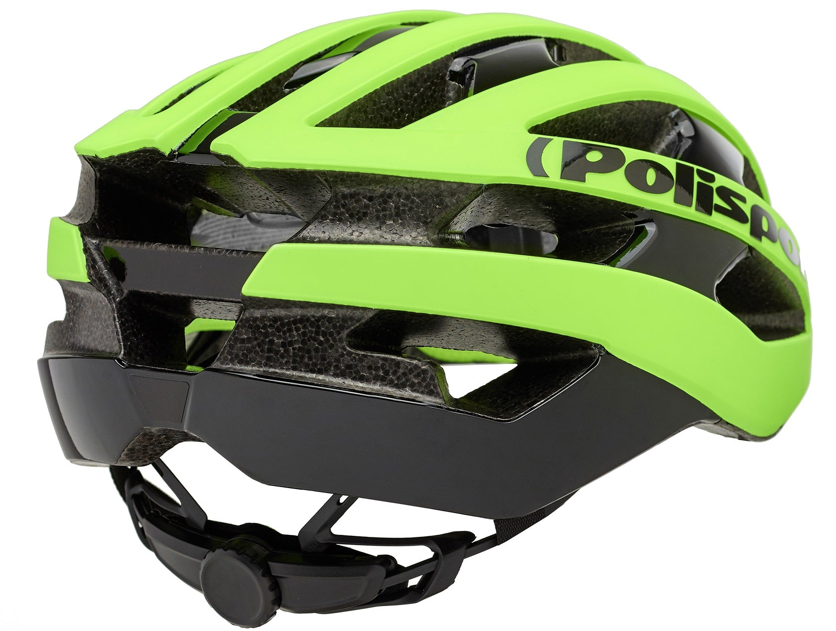 Casque de vélo Polisport Light Pro M 54-58 cm - jaune fluo mat noir