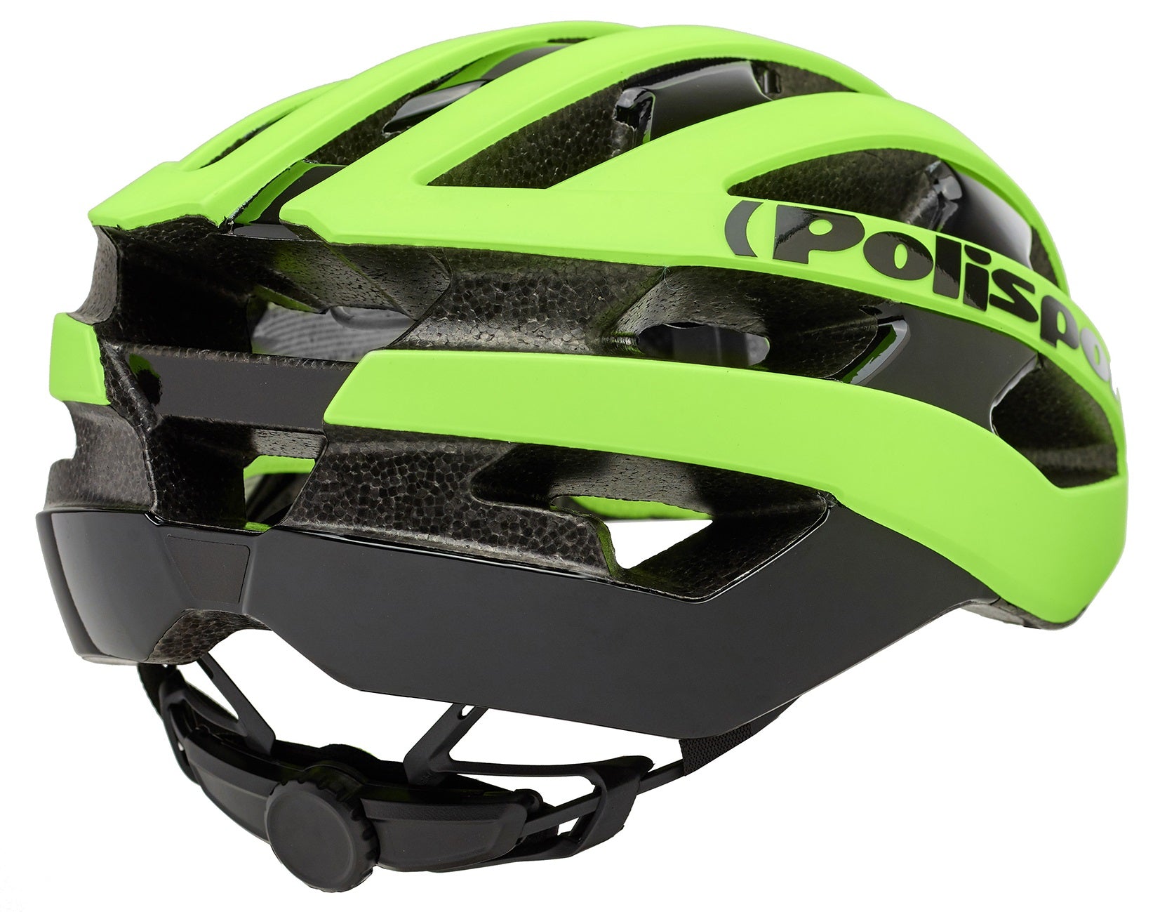 Casque de vélo Polisport Light Pro L 58-61 cm - jaune fluo mat noir