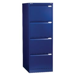 Archiefkast bisley 47x62,2x132,1cm 35k donkerblauw 4lade