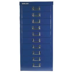 Meerladenkast serie 39 bisley stalen 27,9x40,8x94cm 51cm donkerblauw 15 laden