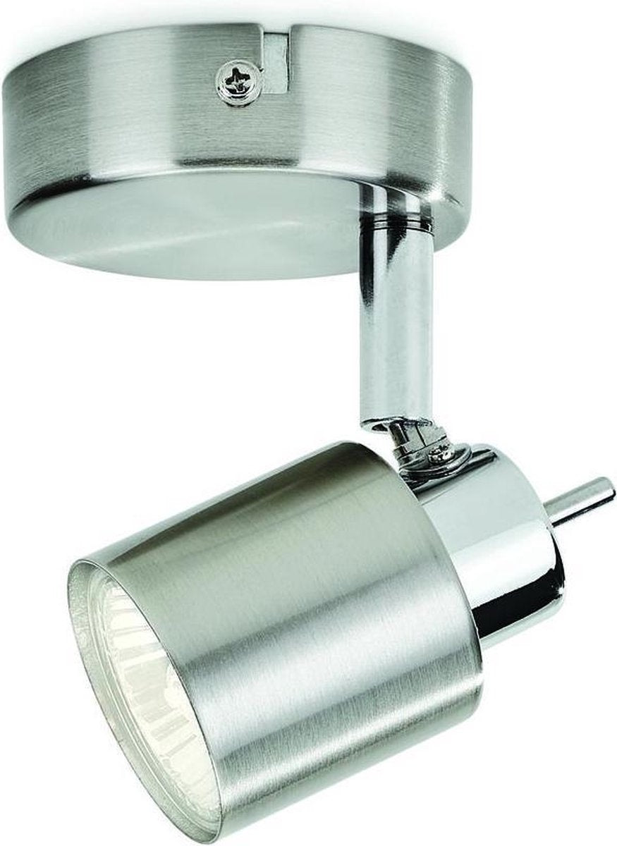 Philips meranti opbouwspot - 1-lichts - nikkel