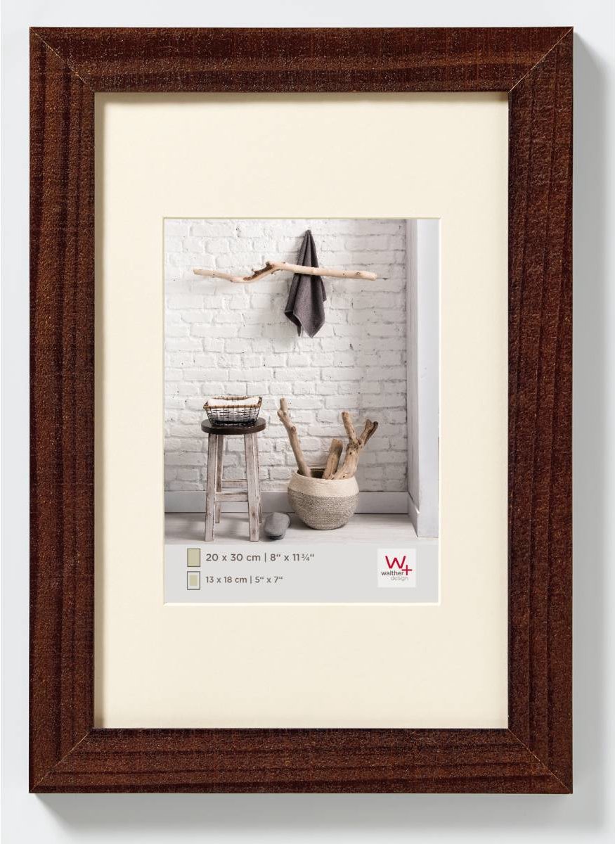 Walther home - houten lijst - fotoformaat 50x70 cm - walnoot