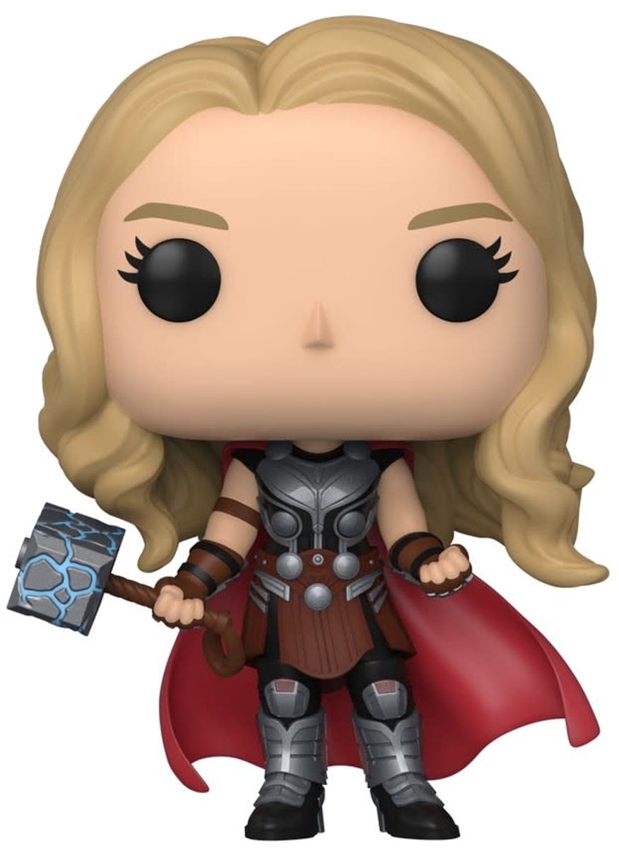 Marvel funko thor - thor: love and thunder pop! mighty thor 9 cm verzamelfiguur - multicolours