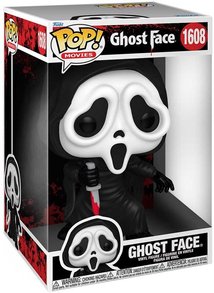 Funko ghost face 10 inch - pop! - scream figuur - 25cm