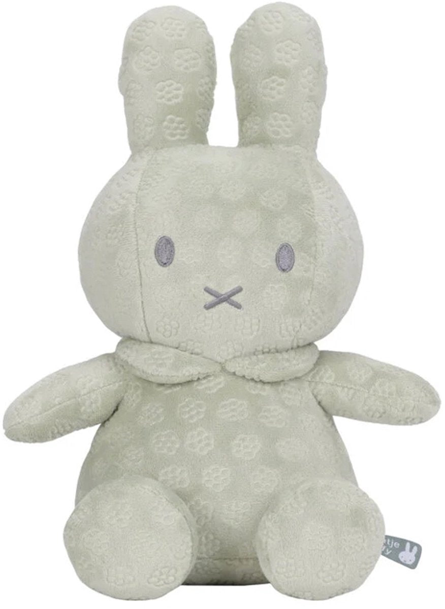 Nijntje knuffel - 30 cm - green flower
