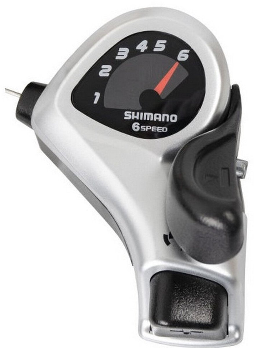 Shimano fiets versteller rechts 6 speed st-tx50 - zwart zilver