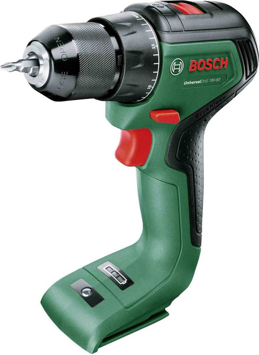 Bosch universaldrill 18v-60 accuboormachine - zonder accupack en oplader