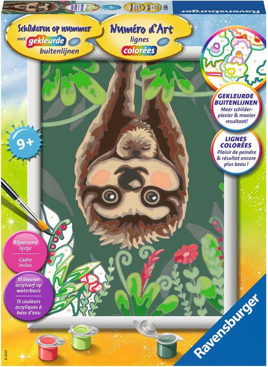 Ravensburger Paint by Numbers Sloth