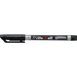 Stabilo write-4-all - permanent marker - fijn - zwart