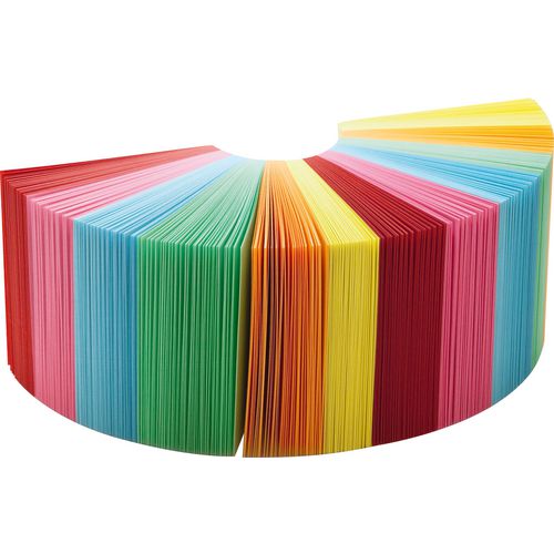 Kubusblok folia blanco regenboogkleuren