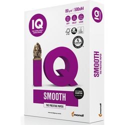 Kopieerpapier iq smooth a4 80 g m² glad wit 500 vellen