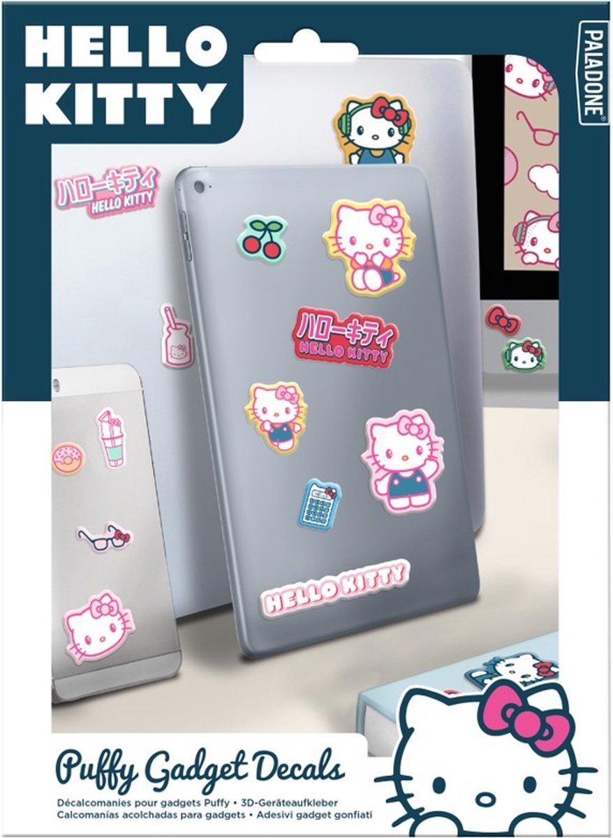 Paladone hello kitty - set van gadgetstickers puffy
