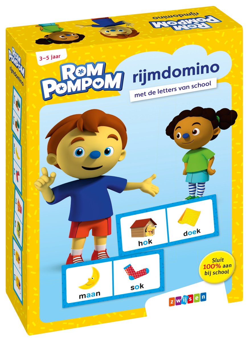 Wpg uitgevers romppompom rijmdomino