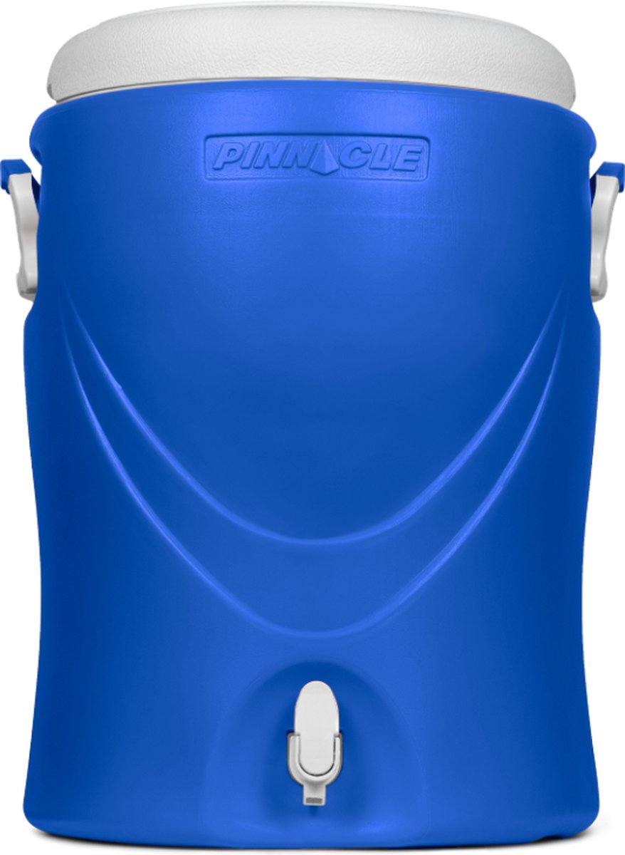 Pinnacle platino 10 gallon - geïsoleerde drankdispenser drankkoeler met kraantje - 40 liter - blauw