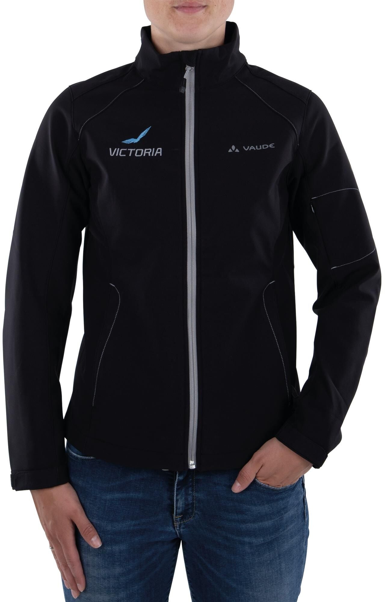 Vaude dames softshell jas victoria softshell jacket size 44 black