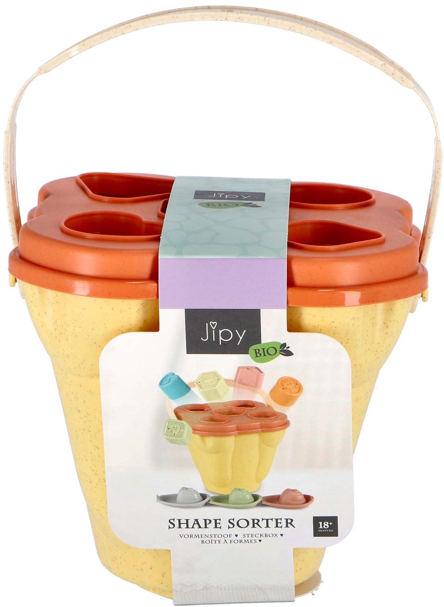 Jipy bio jipy - vormenstoof - bioplastic – 12-delige set (4138110)