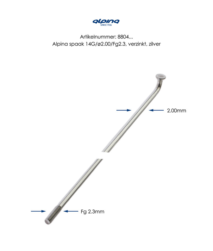 Buzaglo alpina spaak 14x80