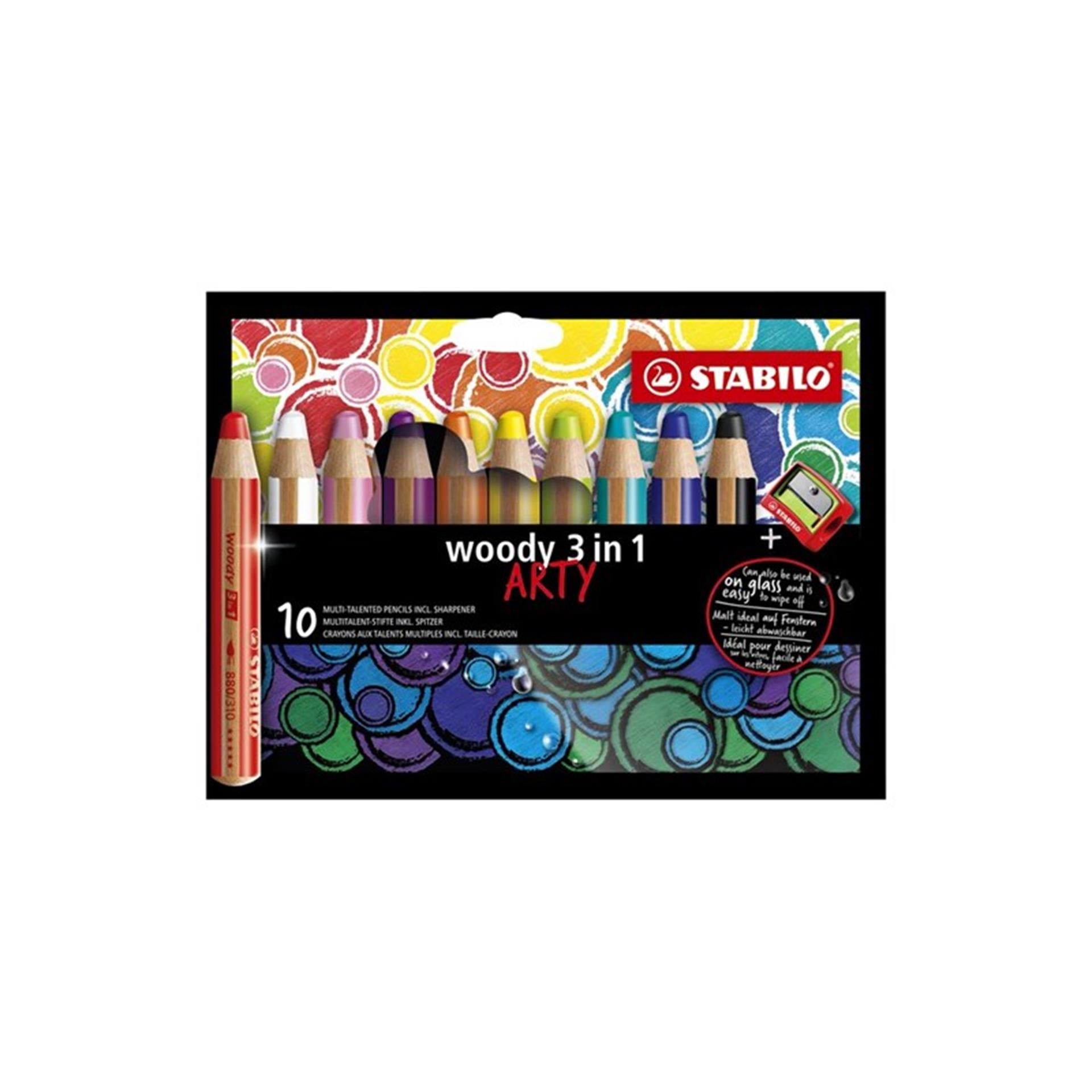 Abi stlo woody 3 in 1 arty kleurpotloden