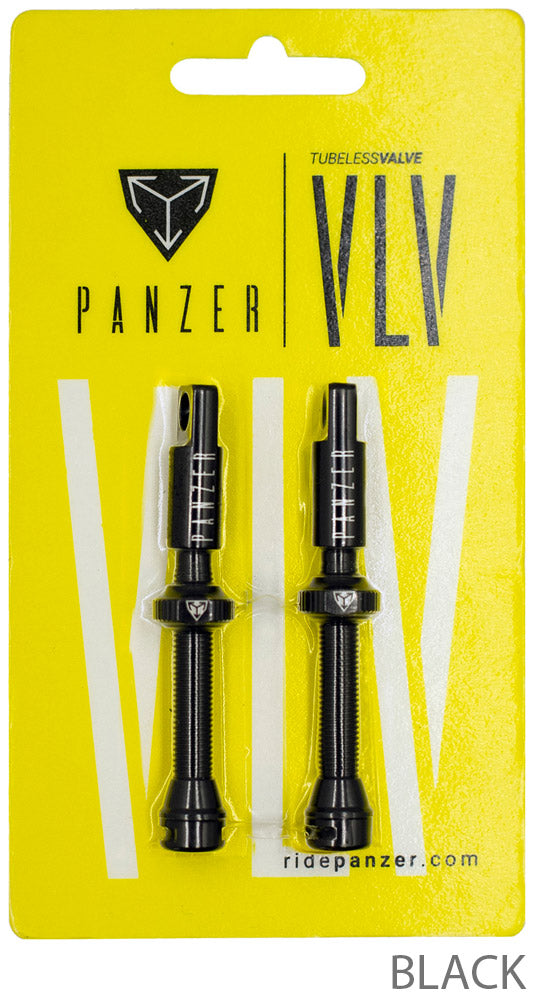 Ridepanzer tubeless valves highflow 48mm (pair) | black