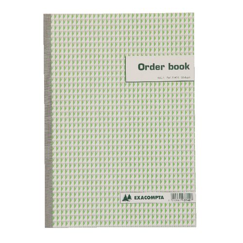 Exacompta orderboek 3140x 21x29,7cm onbedrukt lijn tweevoud zelfkopiërend nl fr