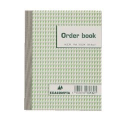 Orderboek exacompta 3132x 10x13,5 onbedrukt gelijnd tweevoud zelfkopiërend nl fr
