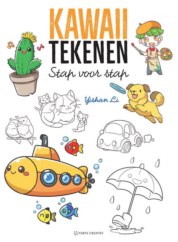 Forte kawaii tekenen stap-voor-stap, yishan li