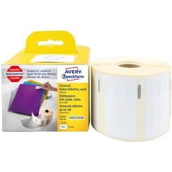 Avery multifunctionele etiketten as0722540 herpositioneerbaar wit