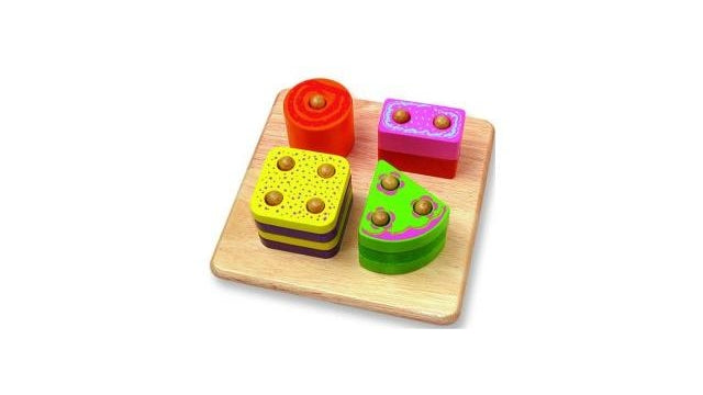 Pintoy houten tel en puzzelvormen
