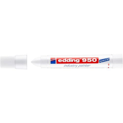 Edding viltstift 950 wit 10mm permanent