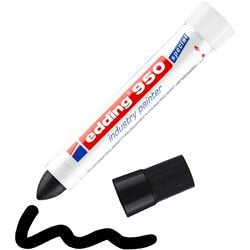 Edding permanentmarker 950 zwart 10mm permanent