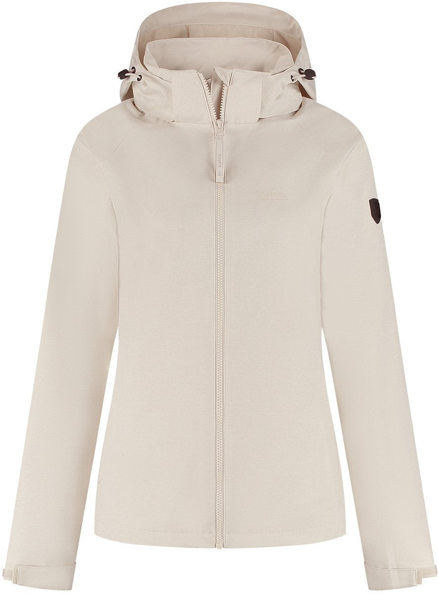 Kjelvik outdoorjas mirte zand