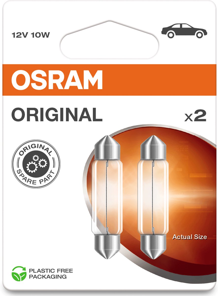 Tcp osram original 12v 10w 11x41 mm
