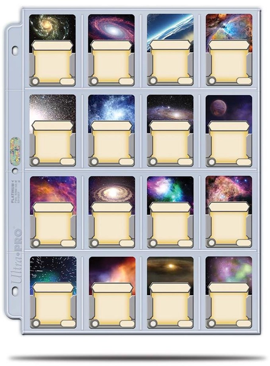 Ultrapro ultra pro platinum pages 16-pocket