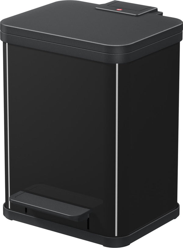 Hailo öko duo plus m prullenbak - 2 x 9l - zwart