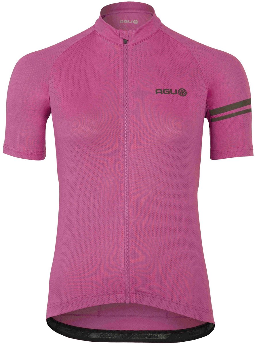 Agu core essential - fietsshirt - korte mouwen - dames - roze - maat m