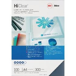 Gbc inbindkaften hiclear pvc transparante 300micron