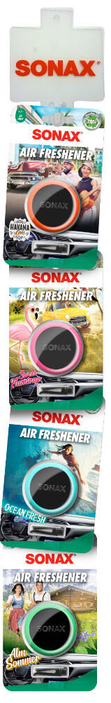 Sonax luchtverfrisser air freshener . hanging rail with hooks