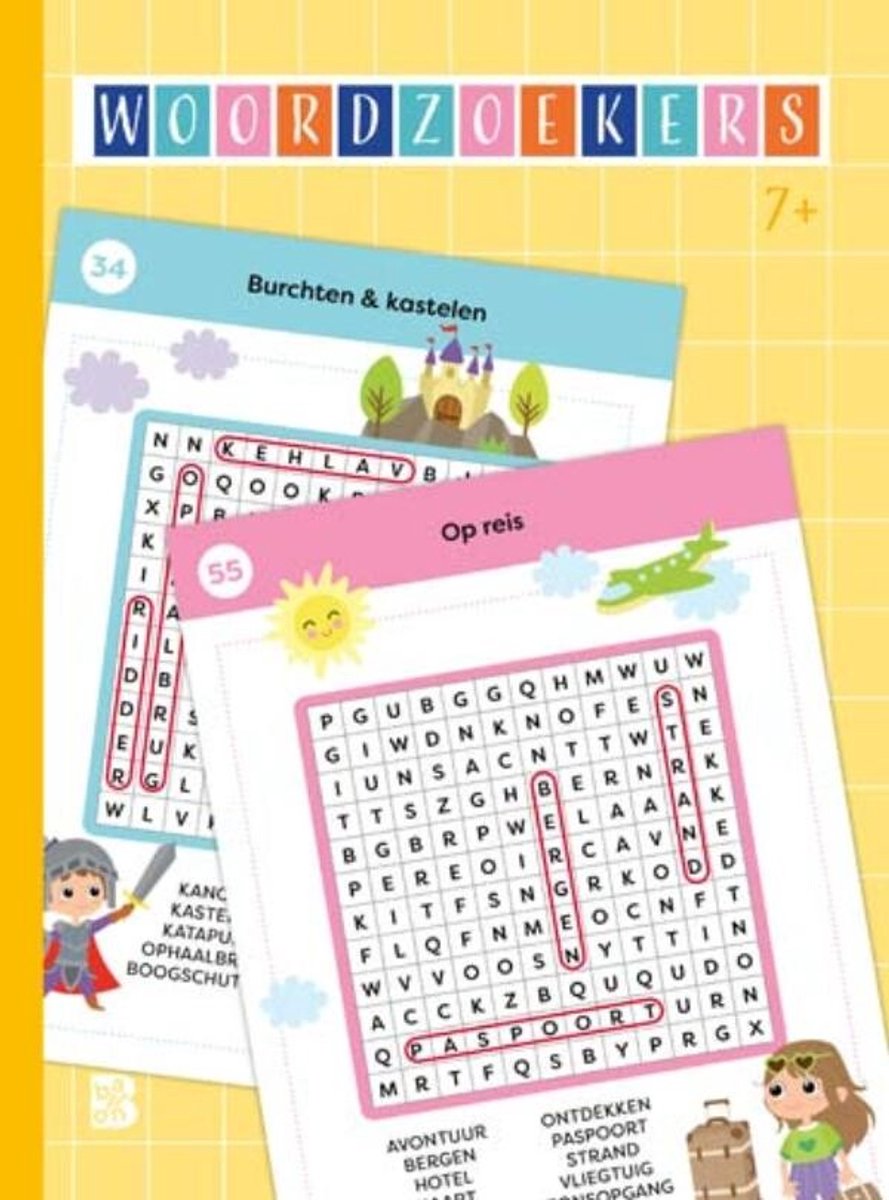 Puzzelboeken - woordzoekers 7+