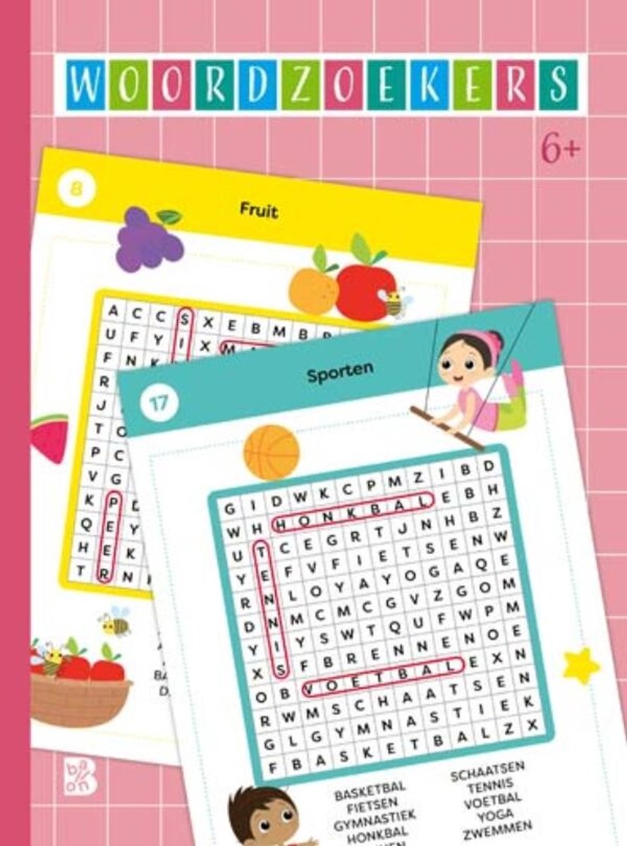 Puzzelboeken - woordzoekers 6+