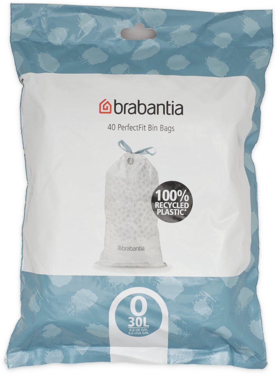 Brabantia perfectfit vuilniszakken - 30 l - code o - 40 stuks