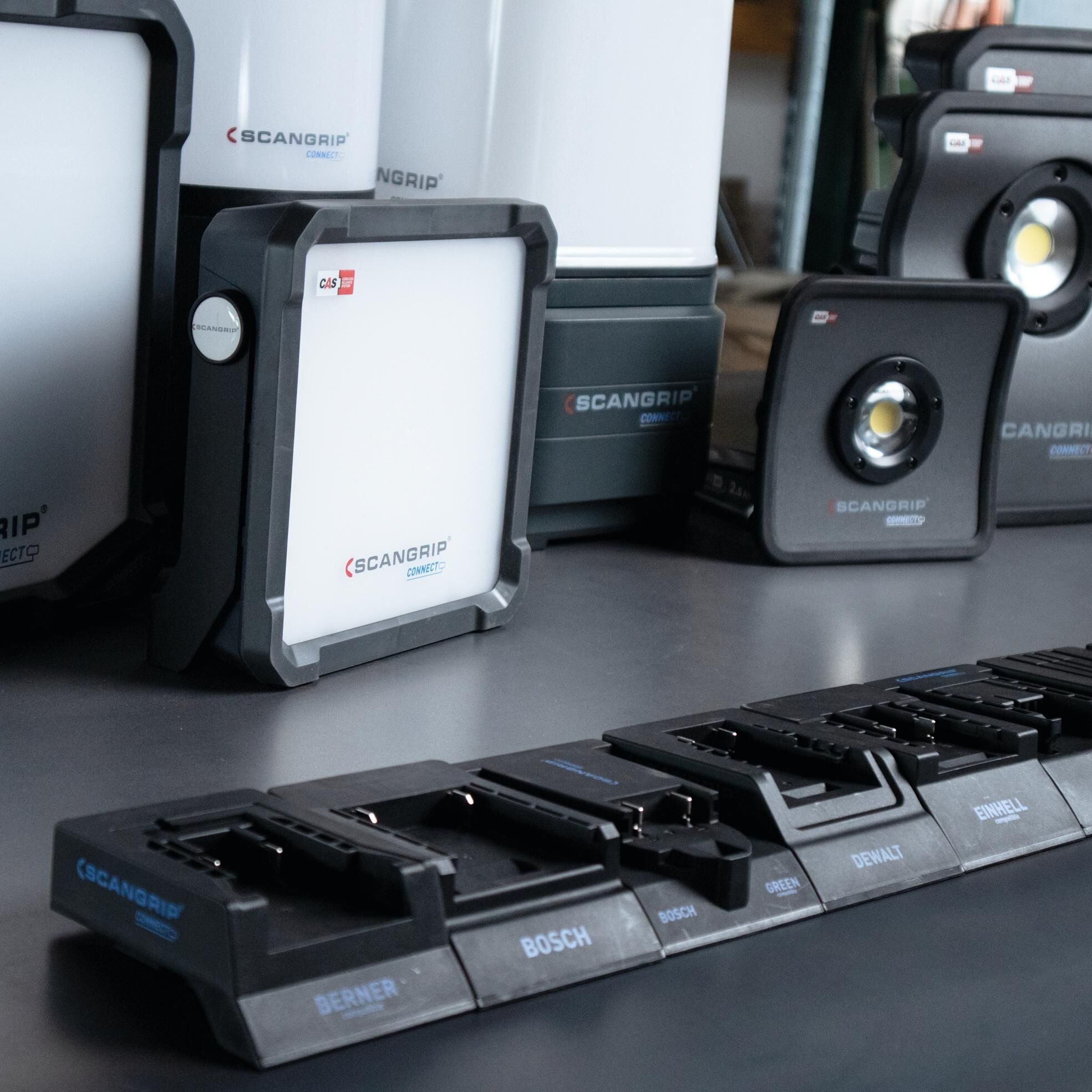 Scangrip adapter connector adapter 18v battery wuert f.work lights