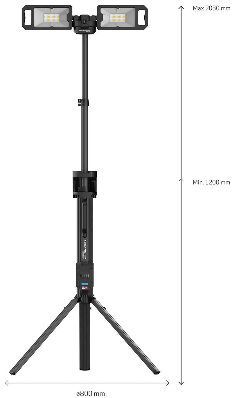 Scangrip tower 5 connect actie pakket lamp tower 5-set