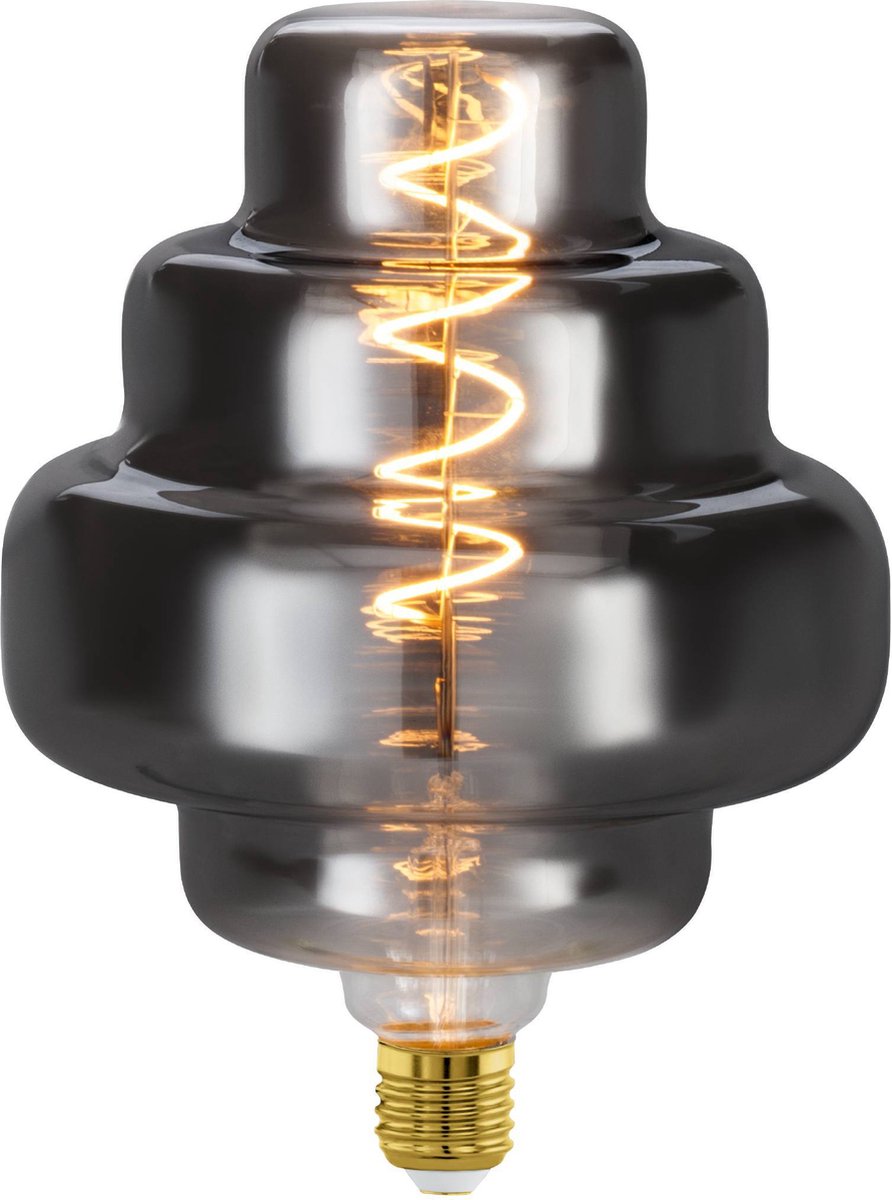 Eglo led lamp - e27 - ø 20 cm - rookglas - 2000k - dimbaar